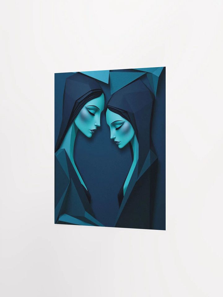 Symmetry in Blue Poster product image (16)