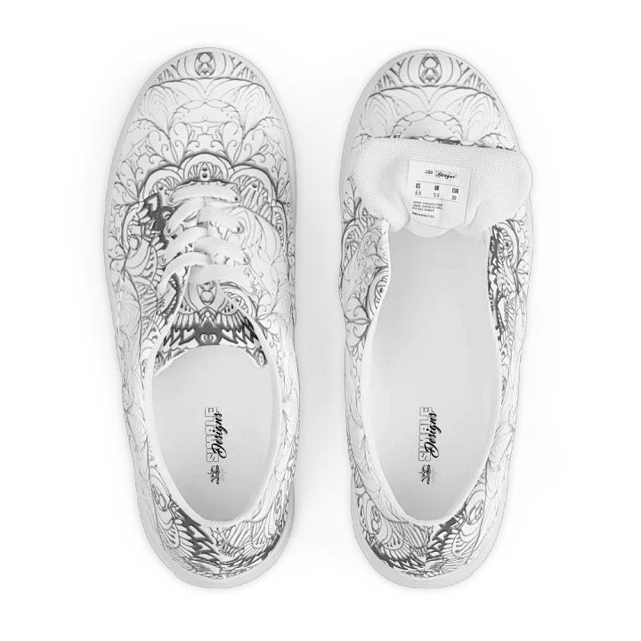 Symmetry Mandala Canvas Shoes product image (2)