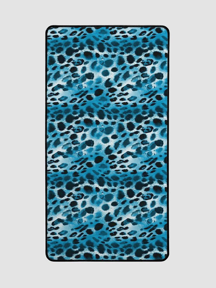 Blue Leopard Desk Mat product image (2)
