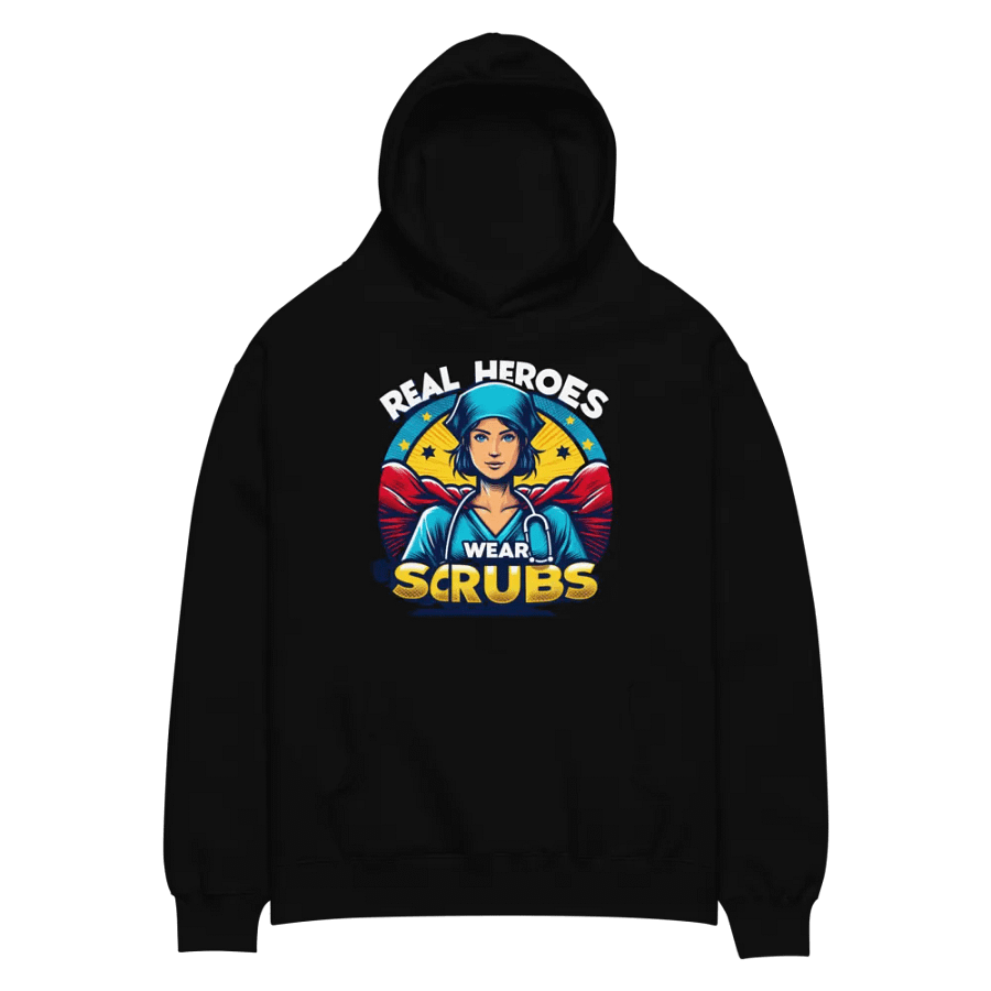 Superhero Scrubs Unisex Hoodie product image (4)