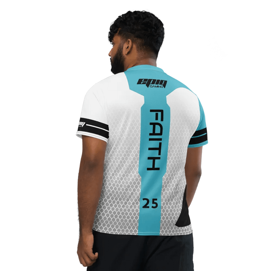 White "Faith" Elite Pro Jersey product image (3)
