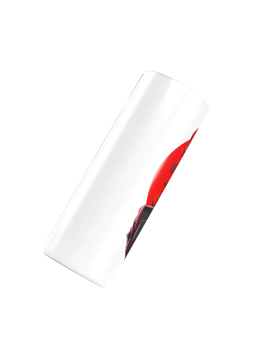 Waifu Boss 20 oz Skinny Stainless Steel Tumbler - White - v2 product image (4)