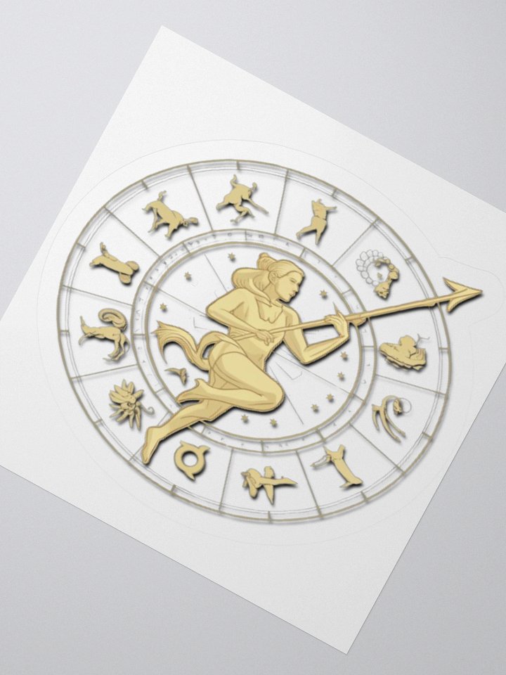 Exclusive Sagittarius Zodiac Sticker: Centaur Archer in Cosmic Twilight - Perfect for Astrology Fans and Unique Gifts! product image (5)