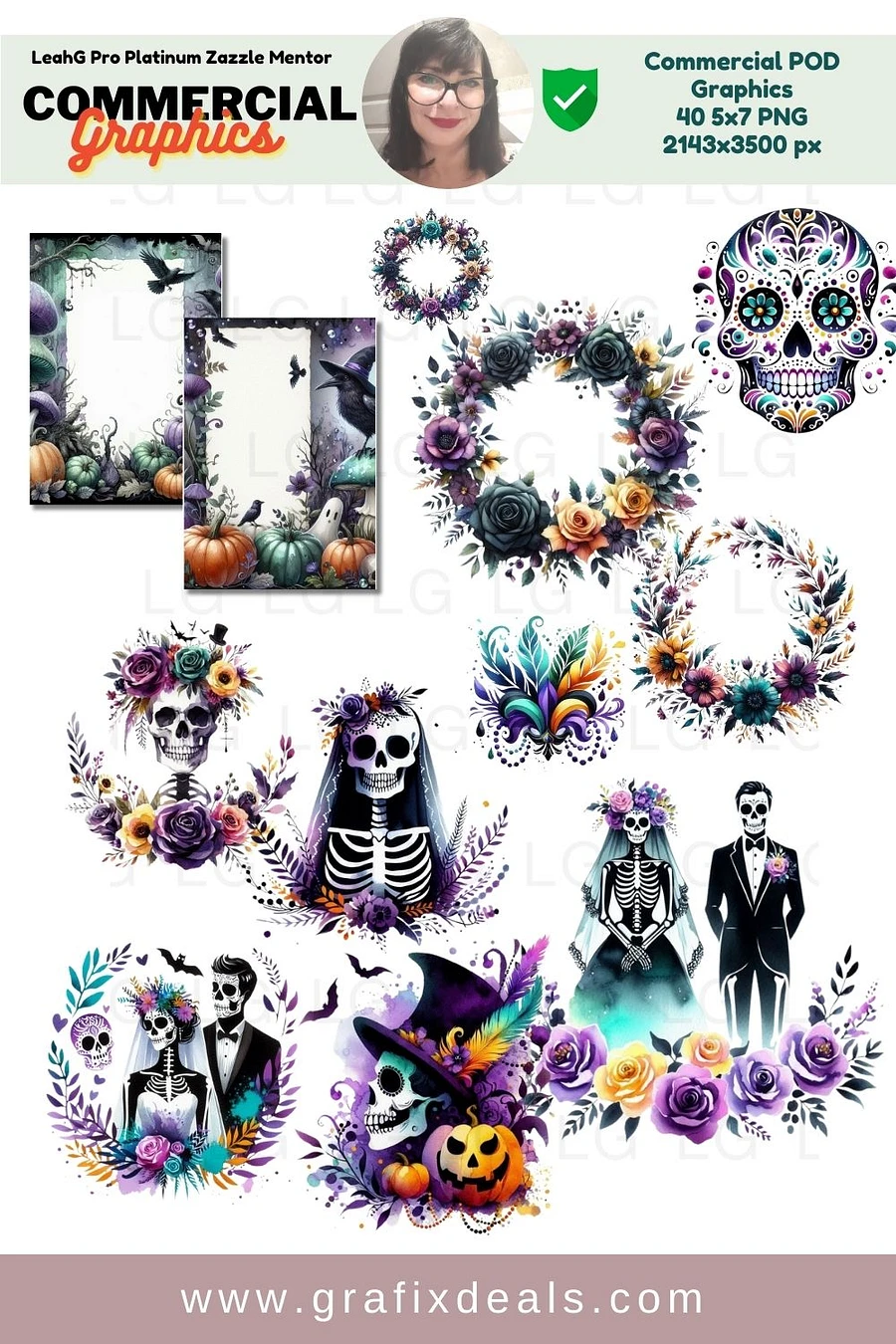 Ultimate Halloween 2024 Guide and graphics for Zazzle print-on-Demand Creators product image (4)