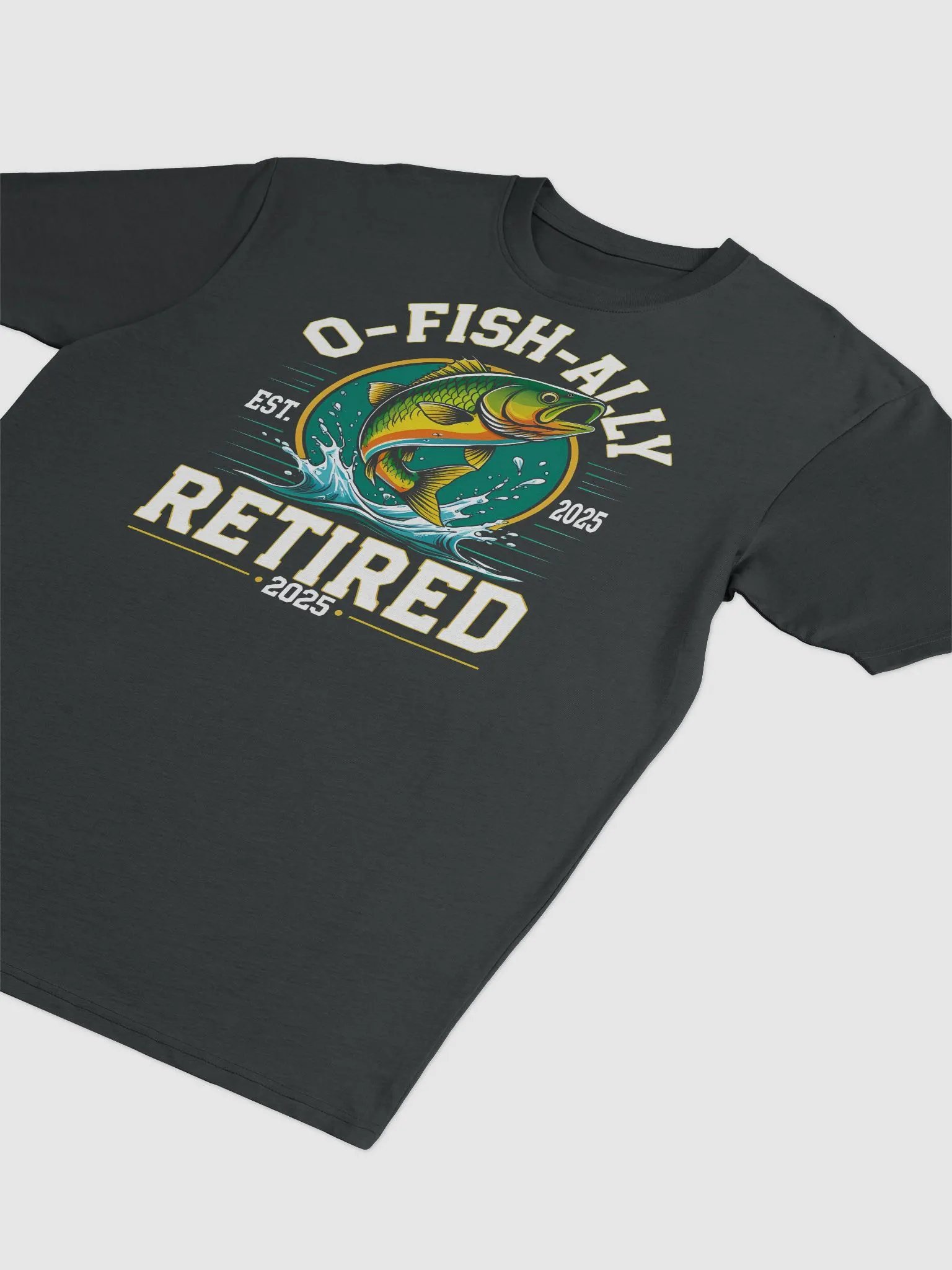 Funny Fishing Retirement 2025 Bass Fisherman Tee product image (5)