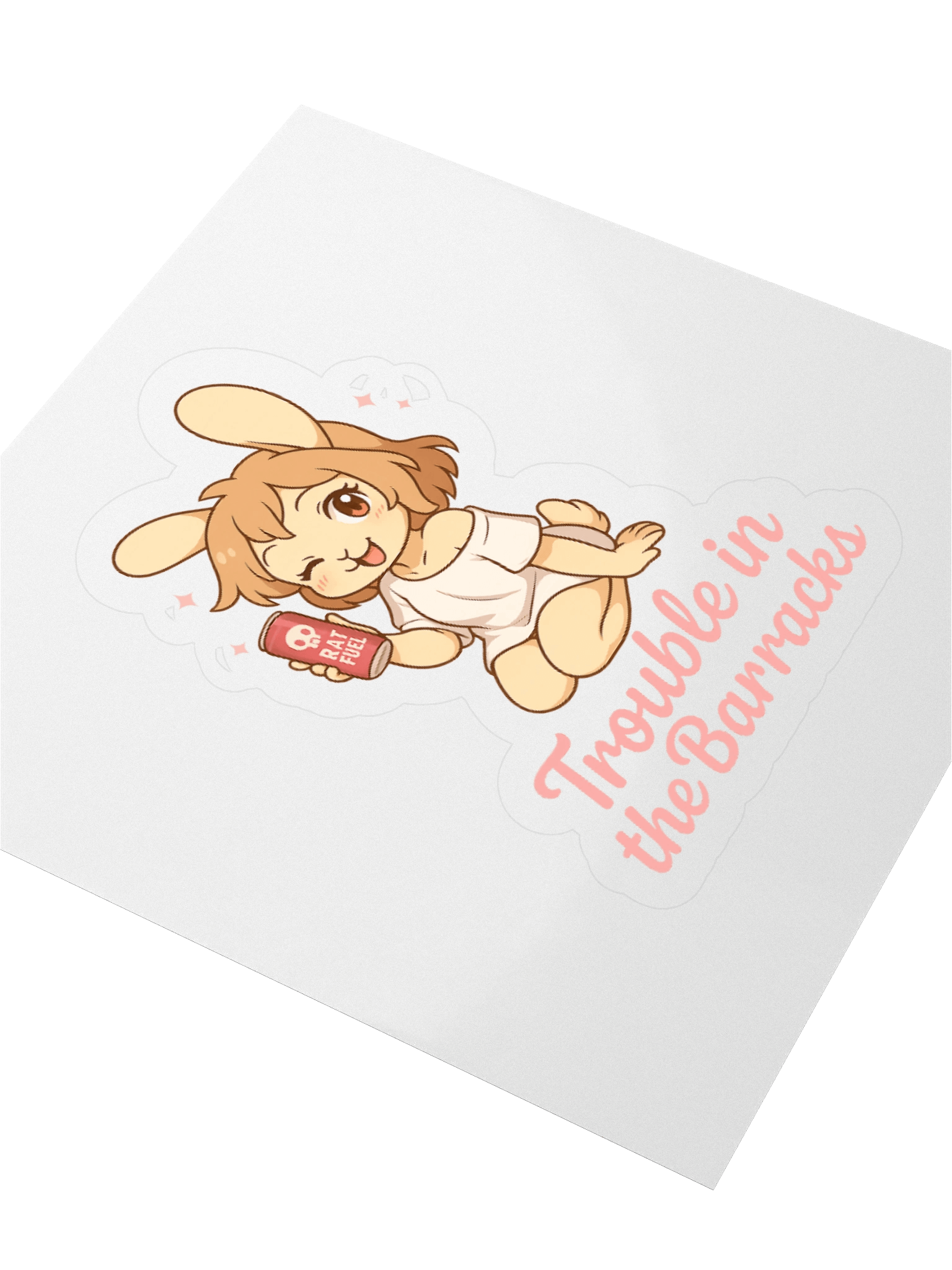 Rat Fuel™ – Trouble in the Barracks Sticker product image (7)