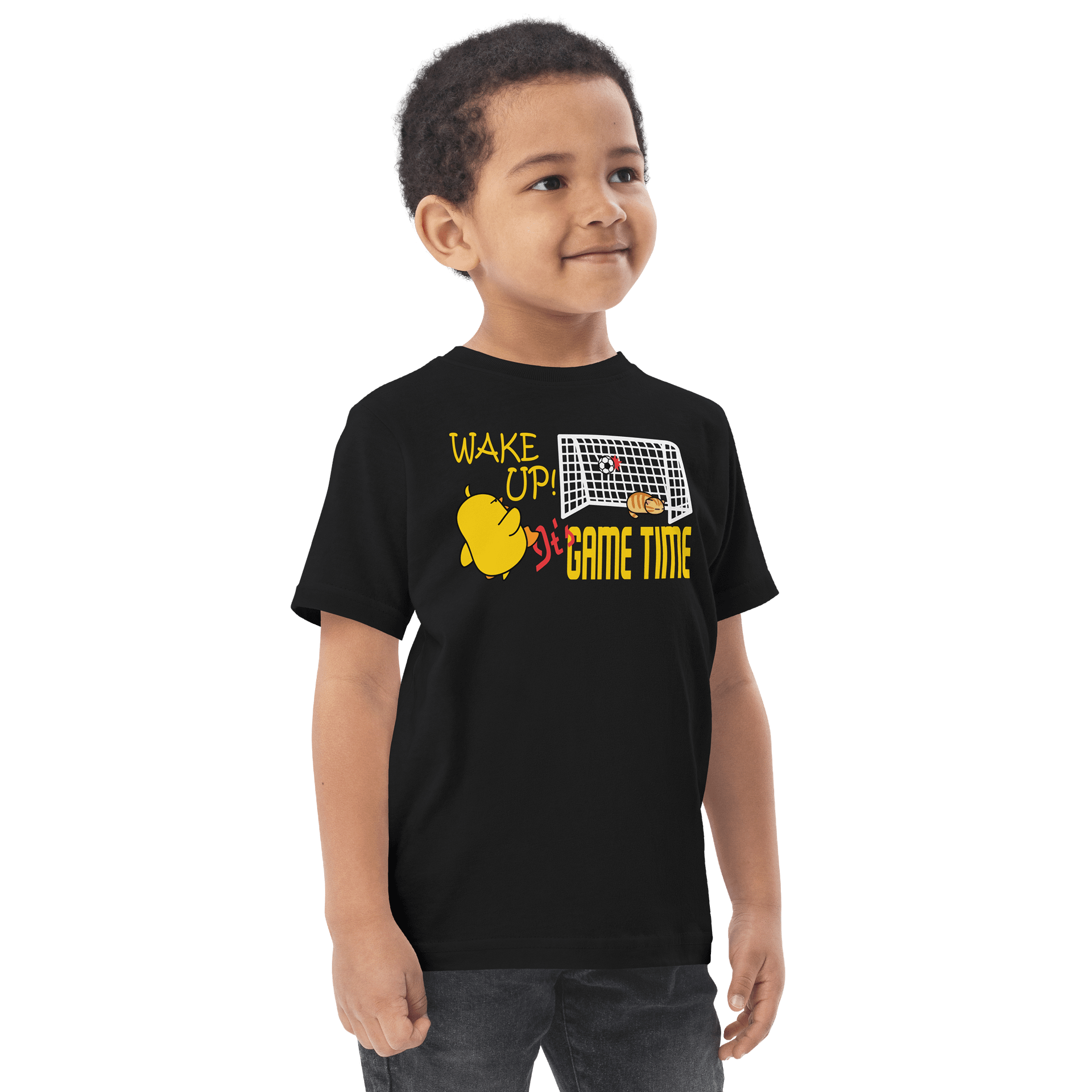 Soccer Cat (WAKE UP, It's GAME TIME) - Toddler T-shirt product image (2)