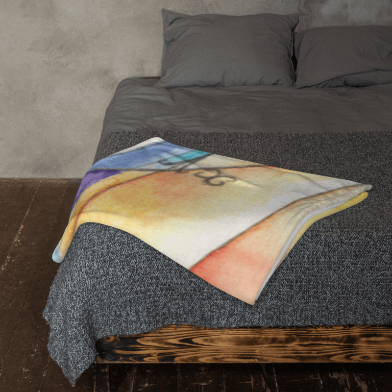 Circles to Circles #1 - Stereographic Projection Mathematical Art Blanket product image (4)