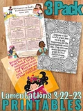 3 Pack Lamentations 322-23 Printables product image (1)