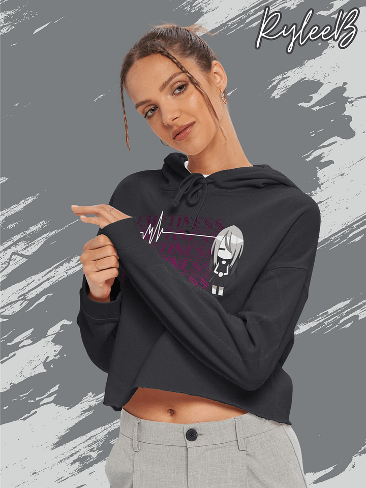 Moody crop hoodie - Emptiness by RyleeB product image (2)