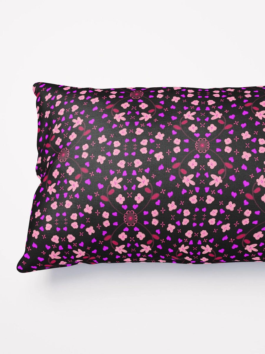 Hearts and Flowers Dark Pillow product image (7)