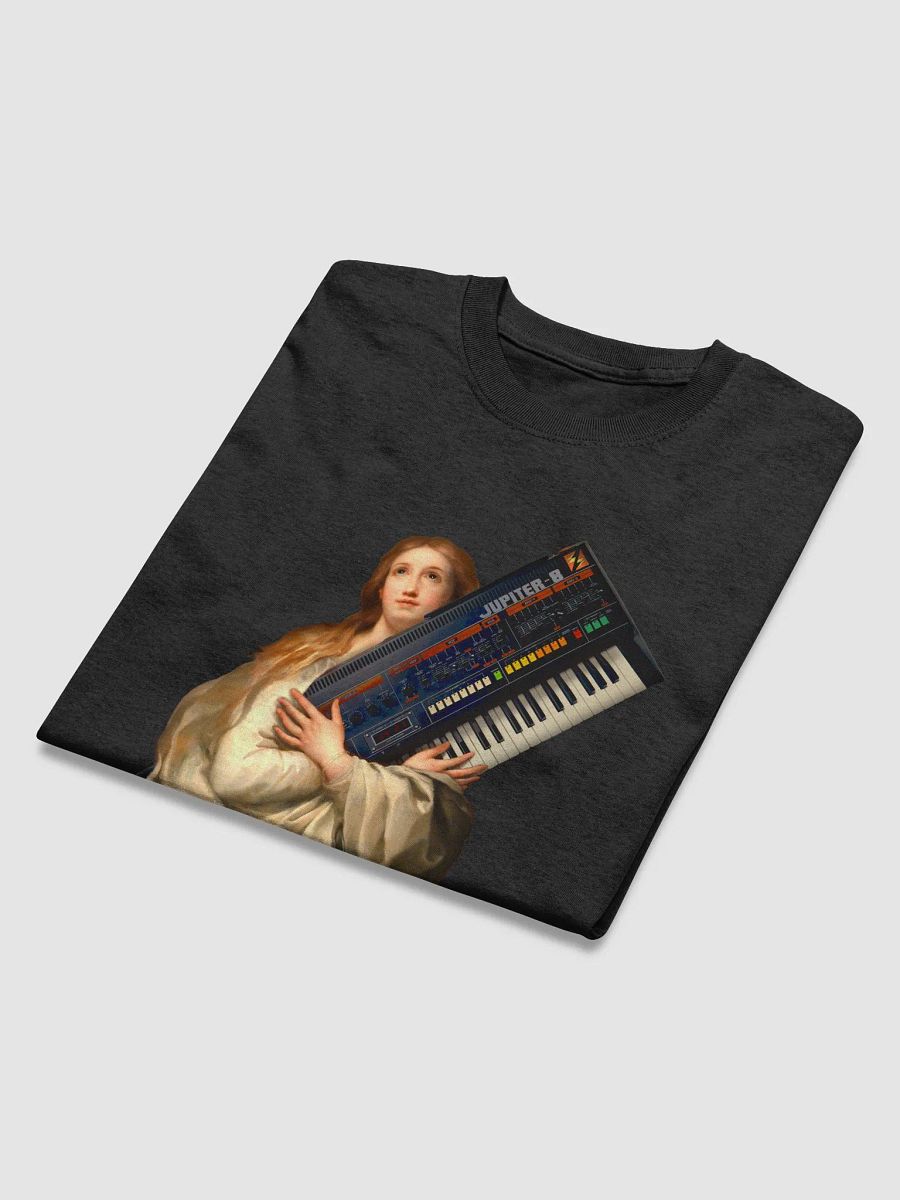 The Immaculate Jupiter Conception (Roland Jupiter 8) by Frank Fonik, Techno EDM Unisex t-shirt product image (3)