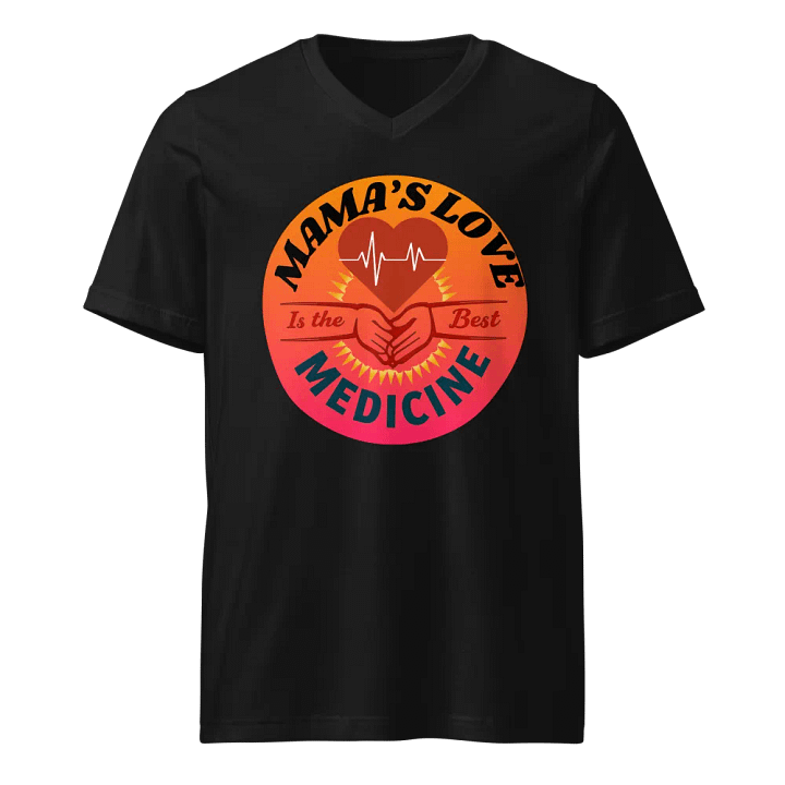 MAMA'S LOVE Is the Best MEDICINE V-Neck Tee product image (1)