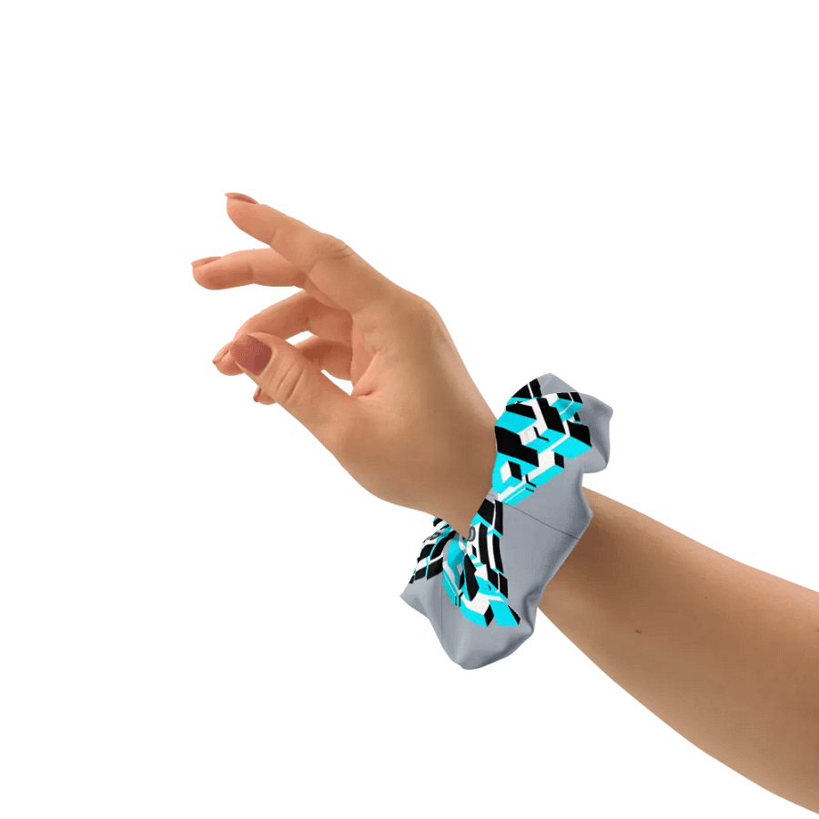 Teal Cluster Scrunchie product image (3)