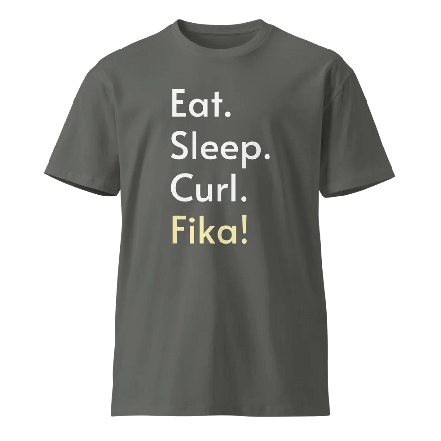 Fika Tee - Charcoal product image (1)