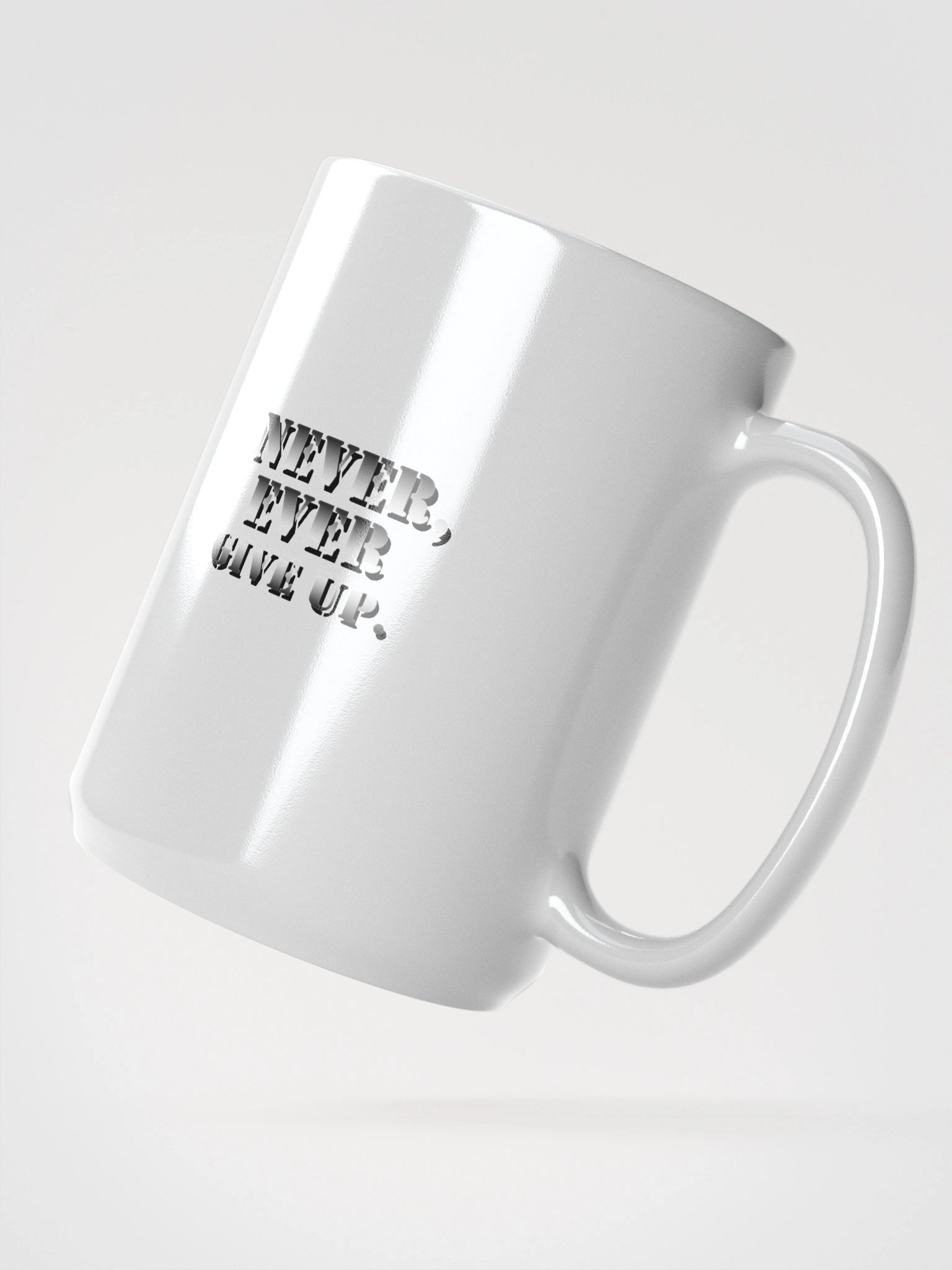 Never Give Up Motivational Mug product image (2)