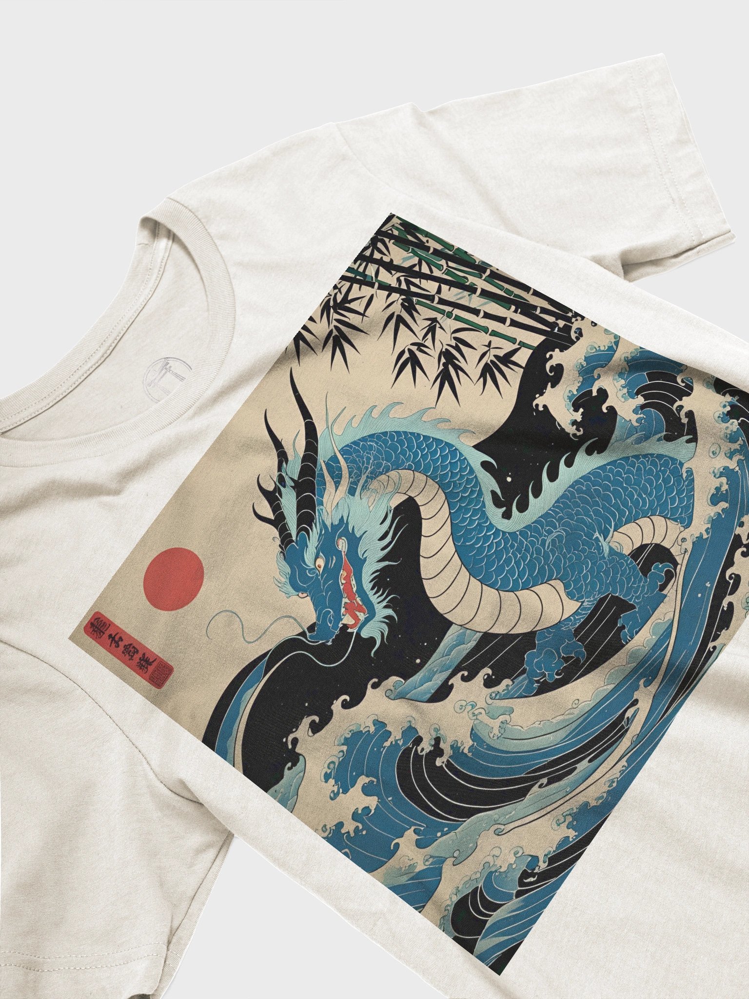 Ryoshin - Urashima Tarō (Teal Dragon), Ancient Ryū Collection, T-Shirt, Front Design product image (5)