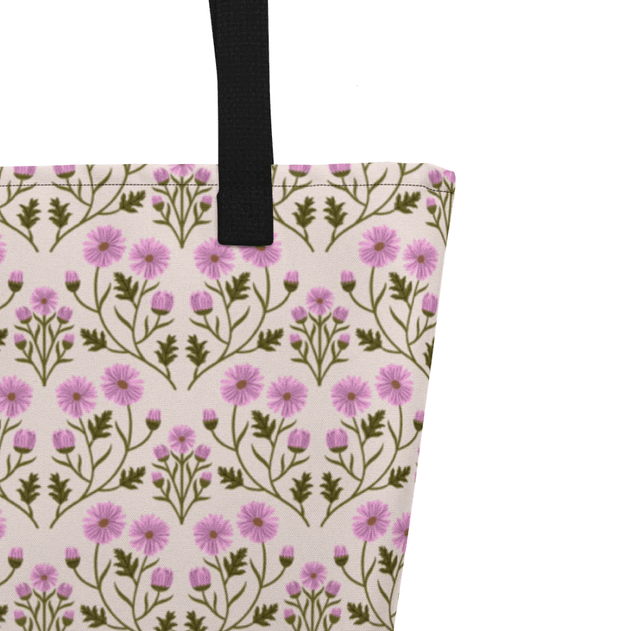 Harmony of Mums - Pink and Forest Green - Tote Bag product image (4)