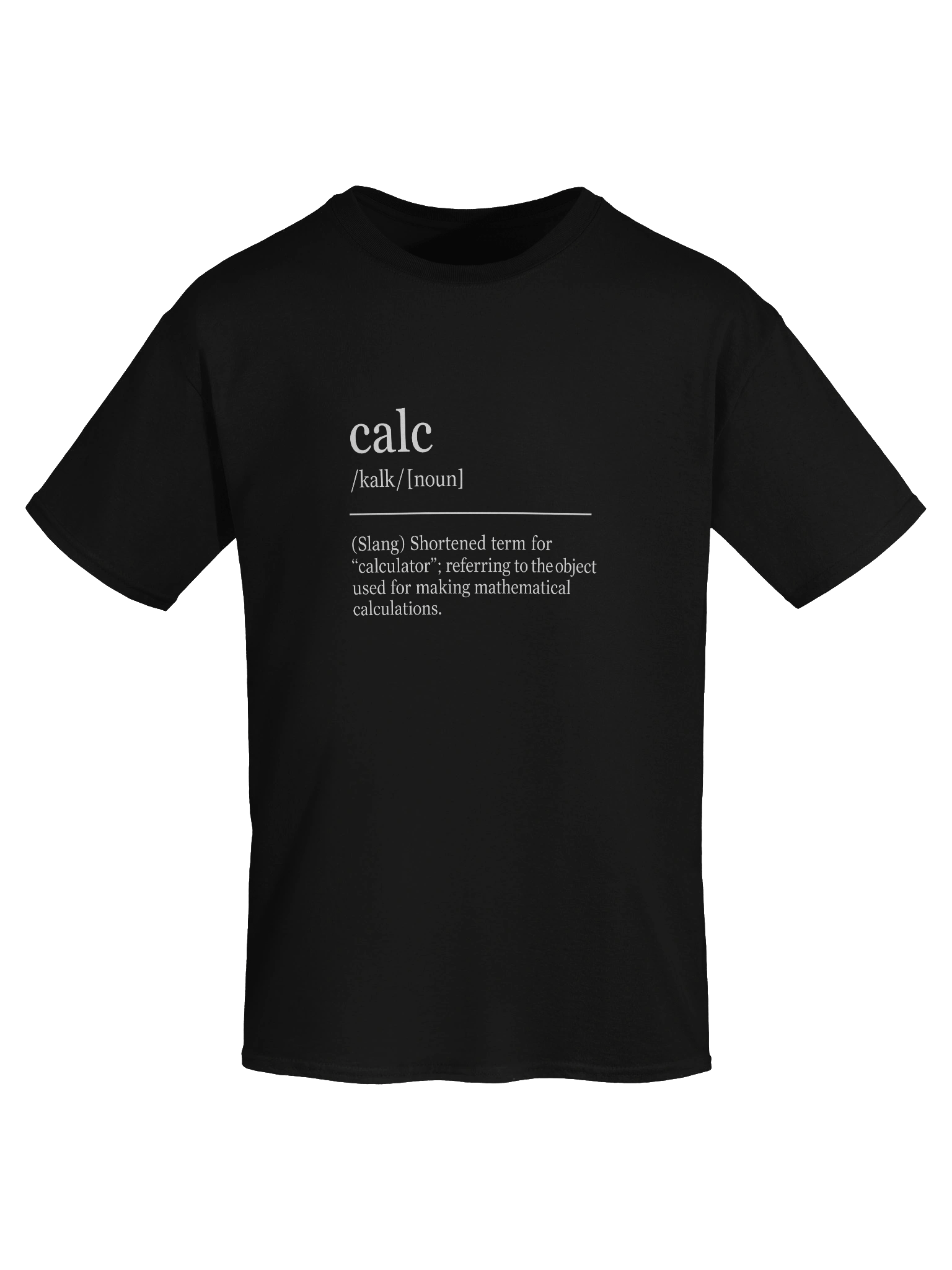 Calc is Short for... Women's Tee product image (56)