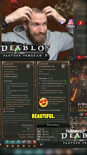 That feeling when the boss finally drops the chest piece you’ve been grinding for… and it rolls with perfect stats. 😱🔥

I was...