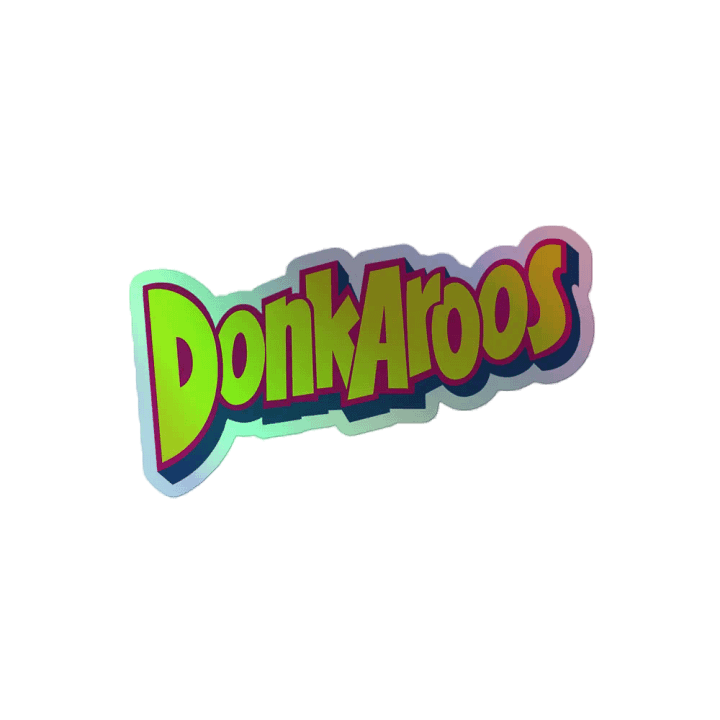 Donkaroos Holographic Sticker product image (1)