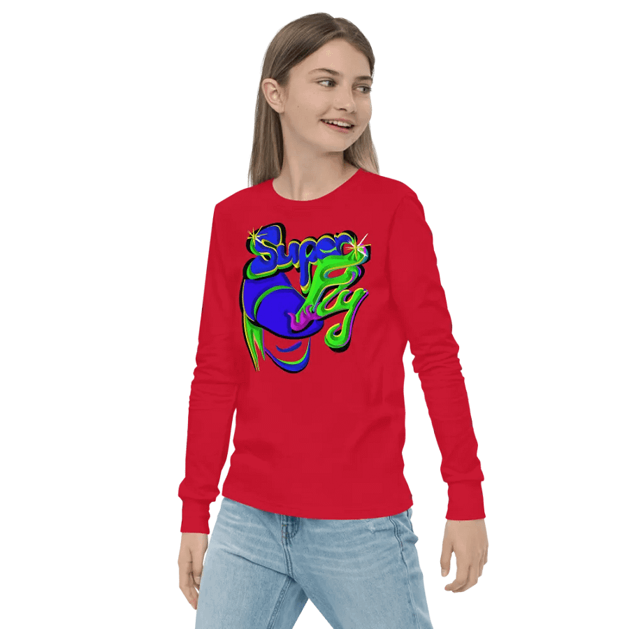 Super Fly Graffiti Youth Long Sleeve Tee product image (3)