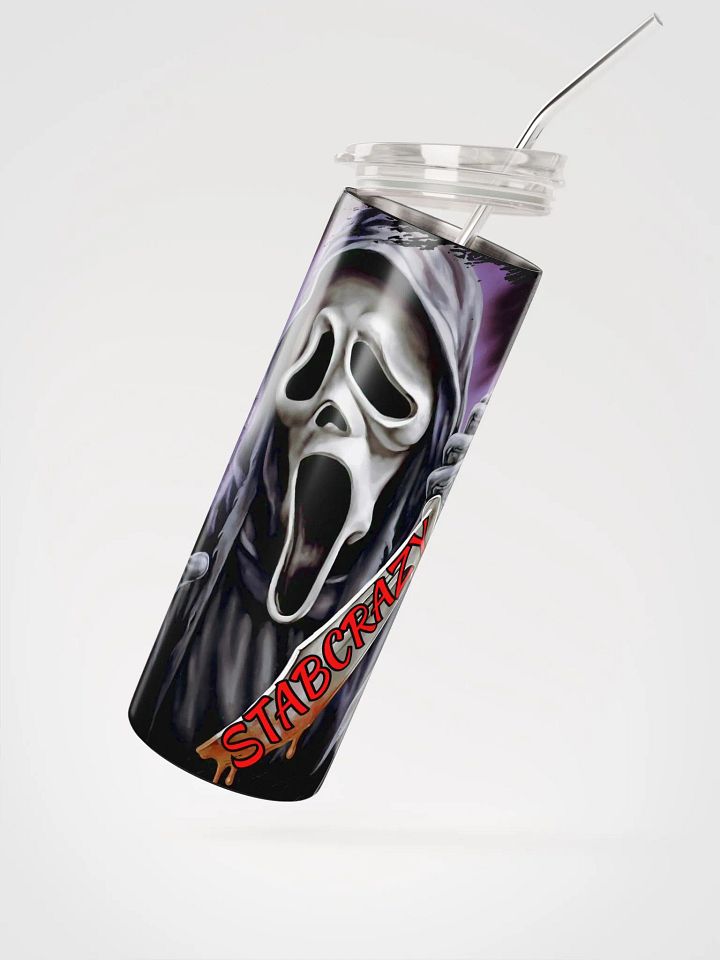 Stabcrazy Ghostface Stanless steel tumbler product image (2)