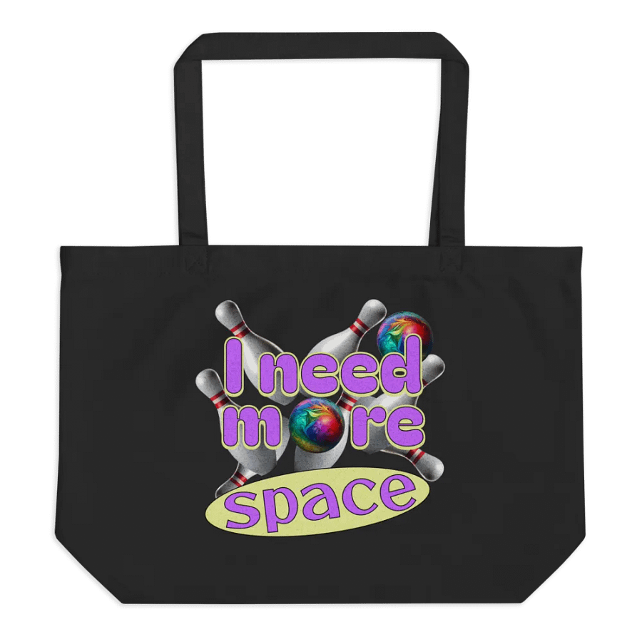 I Need More Space Bowling Playful Pins Eco Tote product image (1)