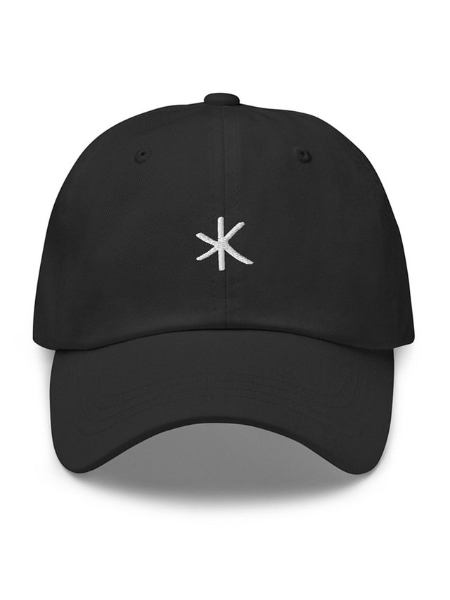 Embroidered Signature Black Dad Hat product image (1)