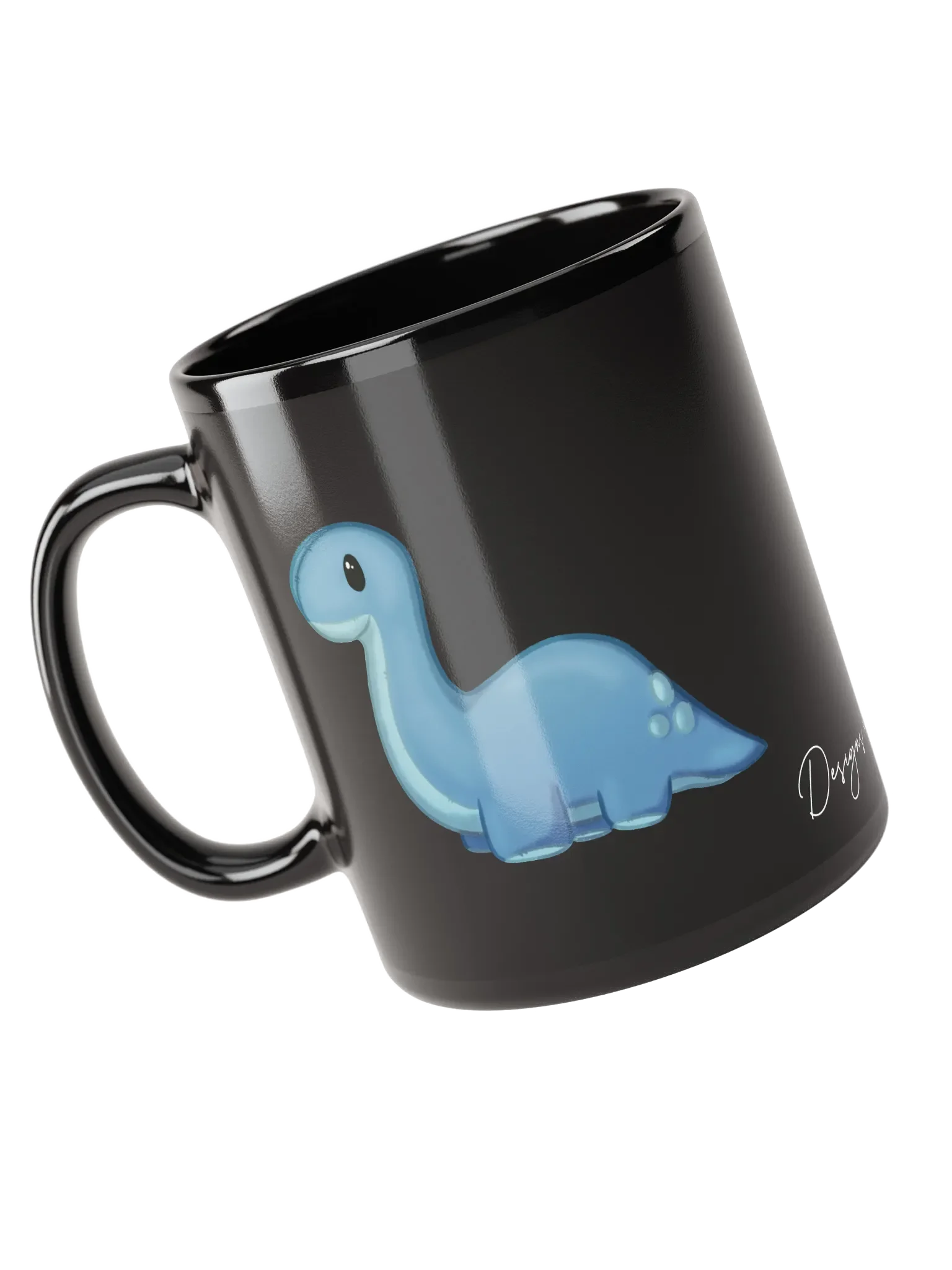 Brontosaurus Plushie Mug (black) product image (3)