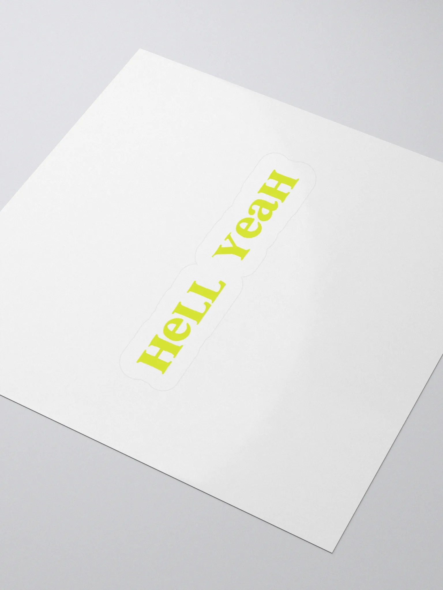 Hell Yeah Sticker (Shrek Version) product image (3)
