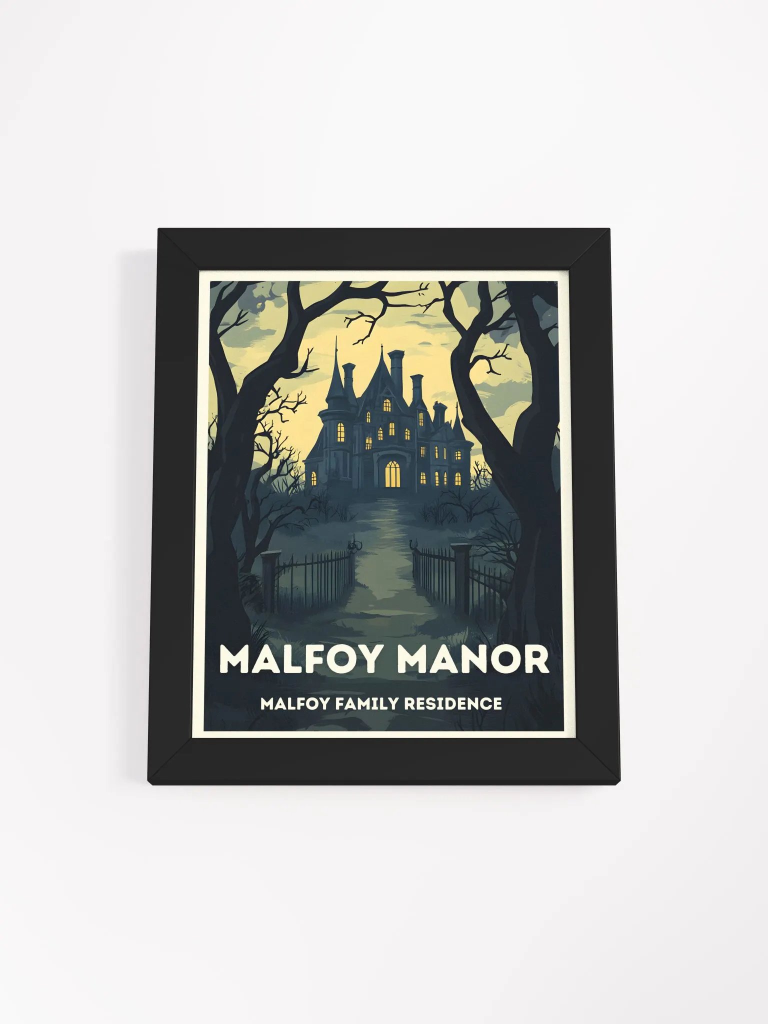 Malfoy Manor Vintage Travel Poster product image (1)