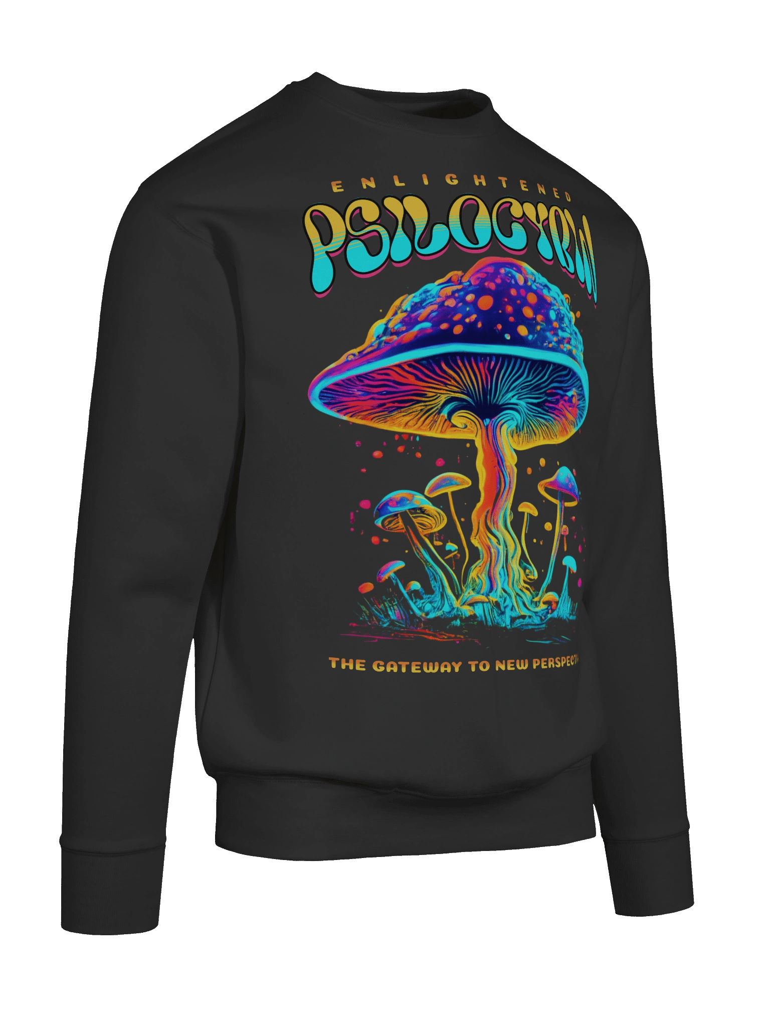 Psychedelic Enlightened Psilocybin Mushrooms Unisex Sweatshirt product image (2)