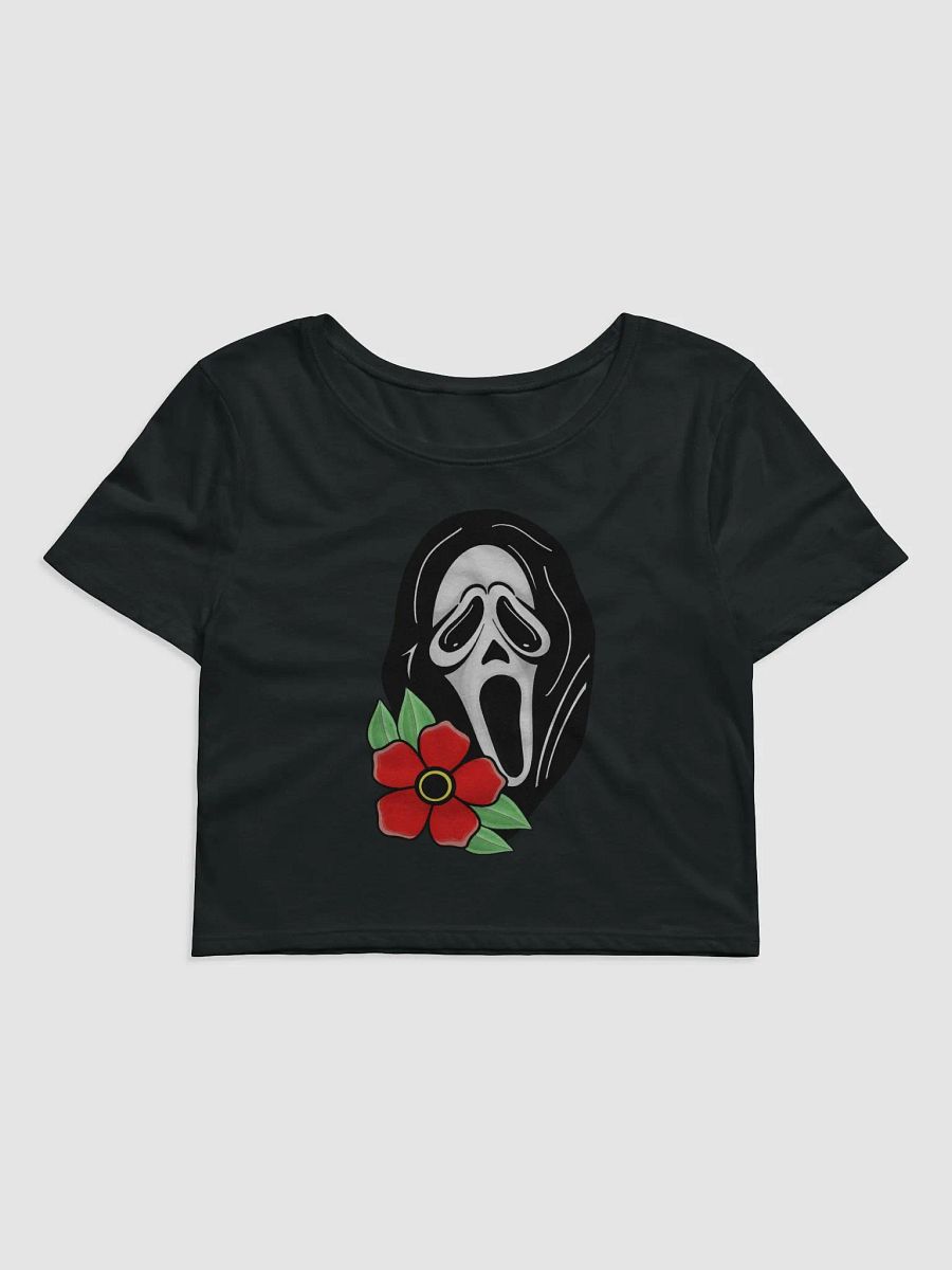 Floral Ghostie Cropped T-Shirt product image (1)
