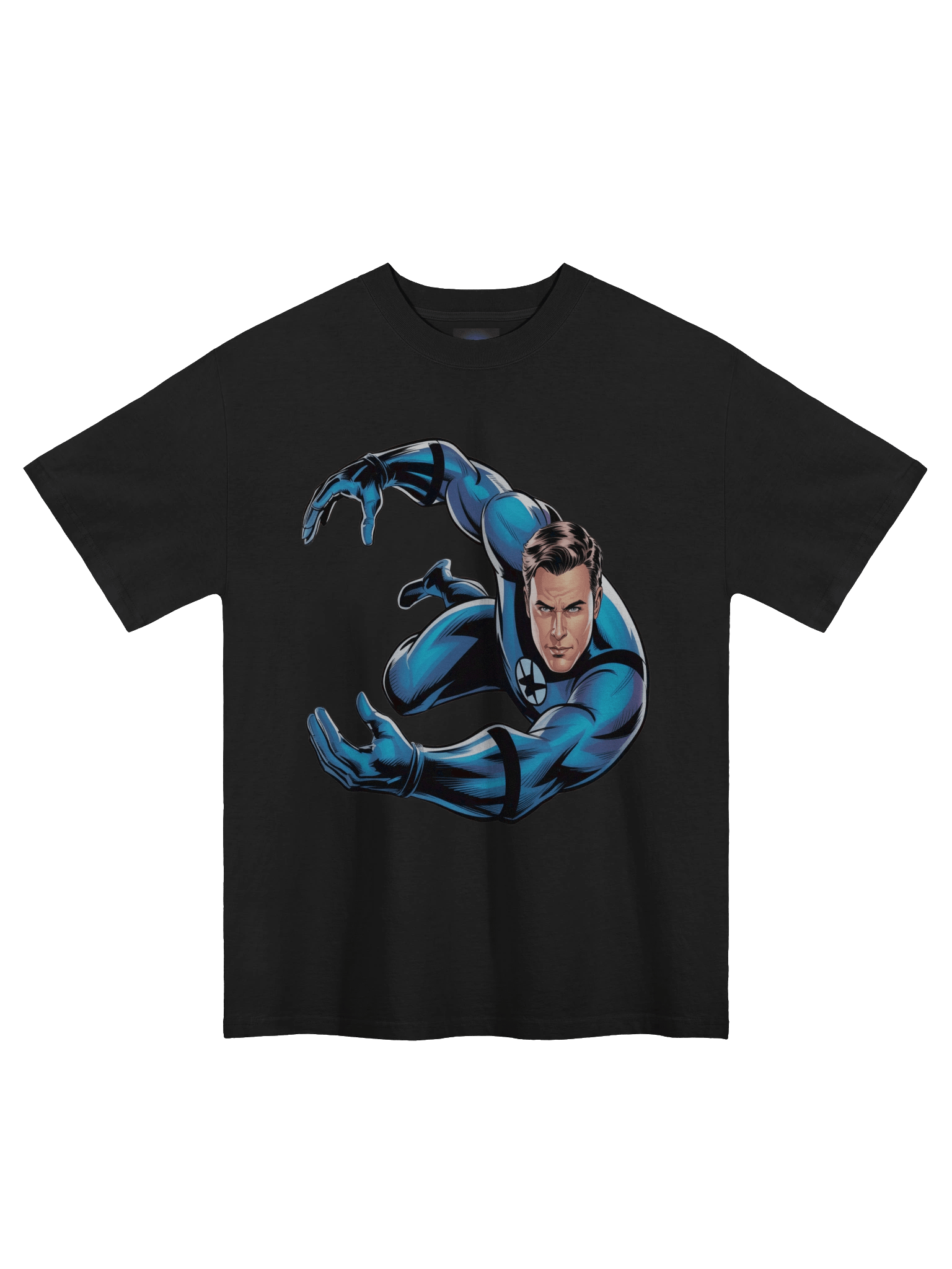 Mister Fantastic Dynamic Flex Oversized Faded T-Shirt – Azure Limb Labyrinth product image (3)