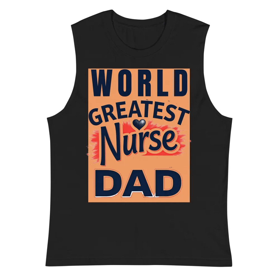 World's Greatest Nurse Dad Muscle Tank product image (3)