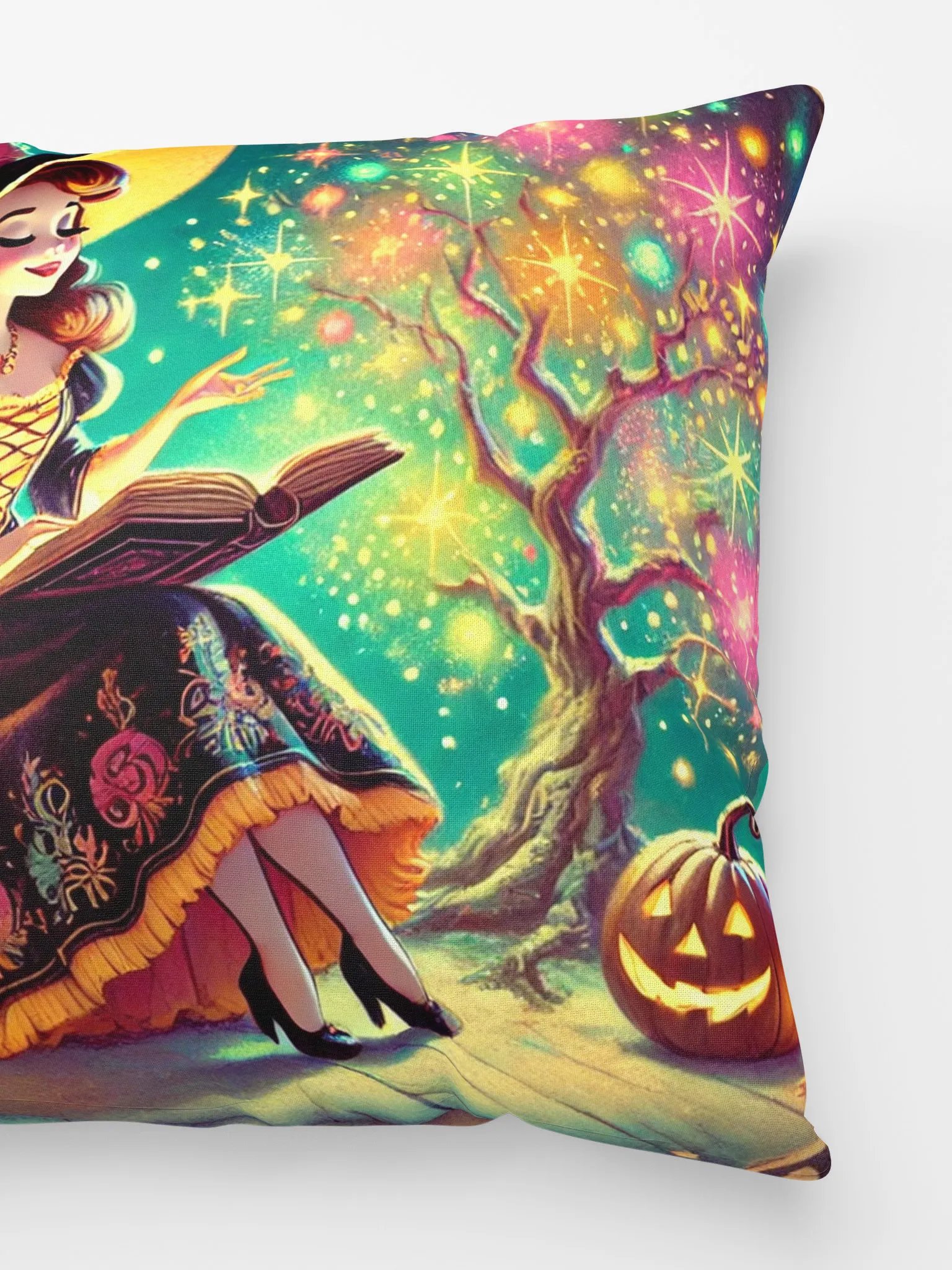 Magical Witch Halloween Pillow product image (3)