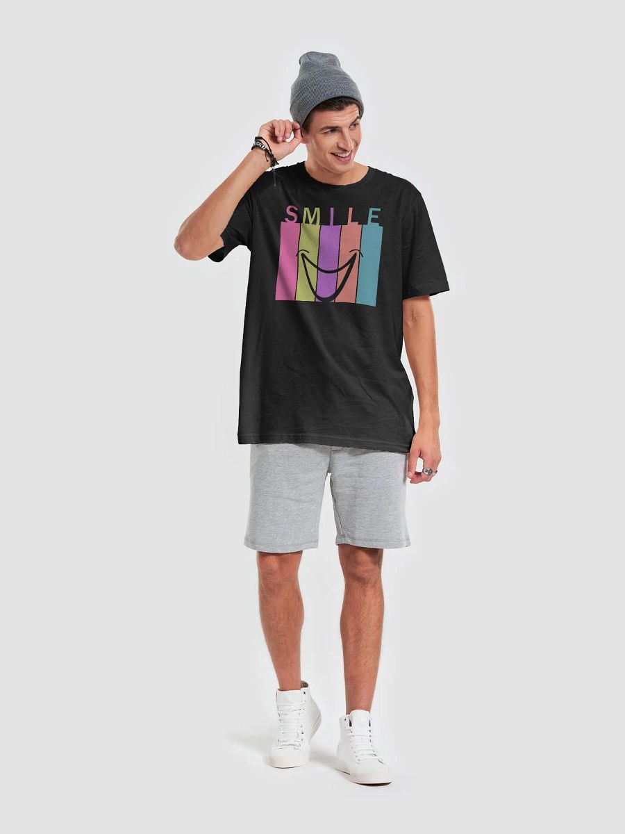 Colorful SMILE Graphic T-Shirt product image (63)