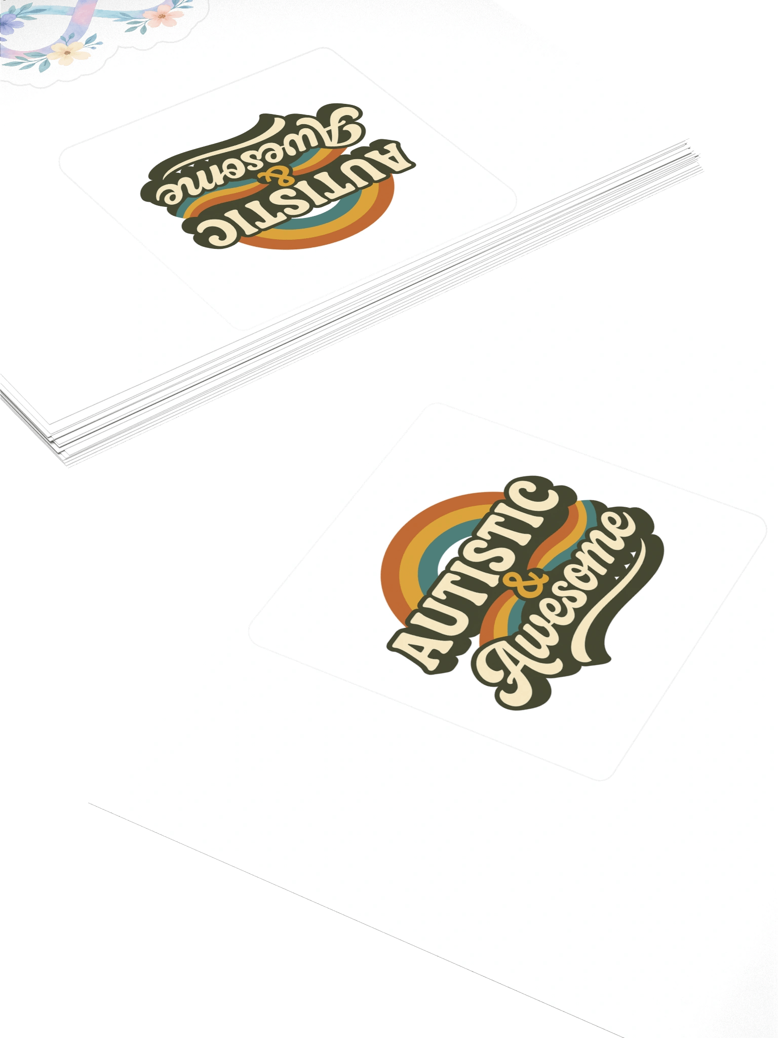 Autism Awareness Kiss Cut Stickers product image (4)