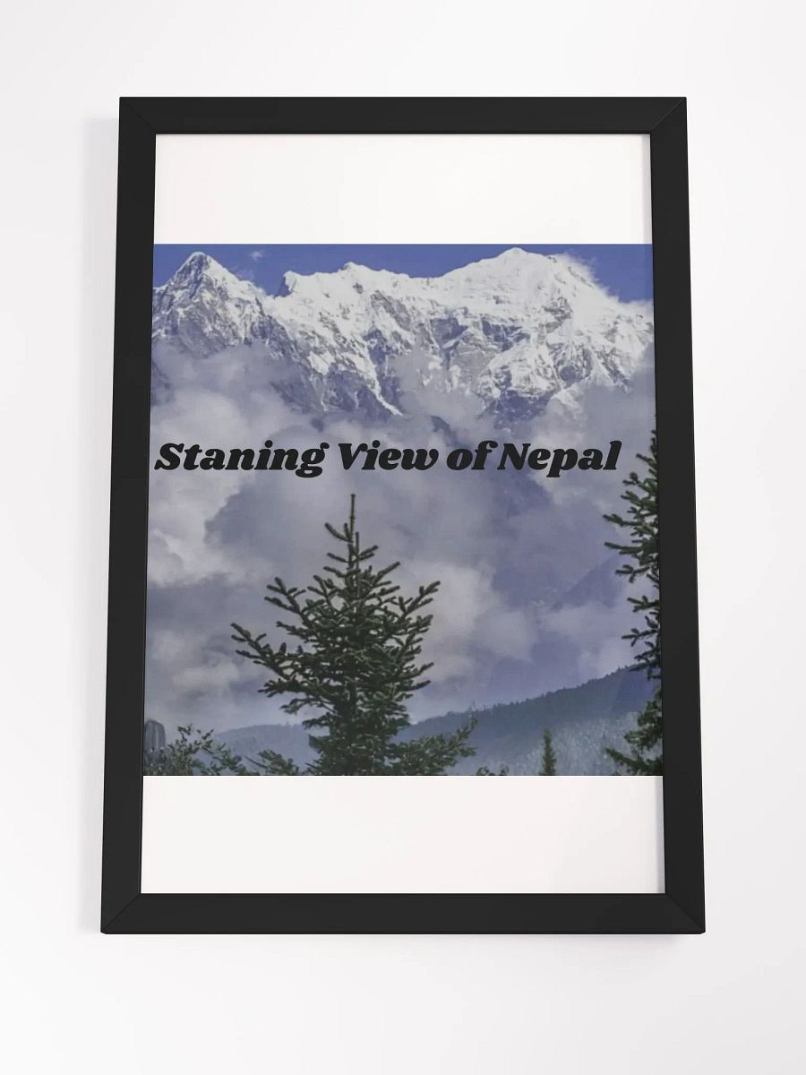 Wall Art View of Nepal Framed High-Quality Matte Poster (in) product image (4)