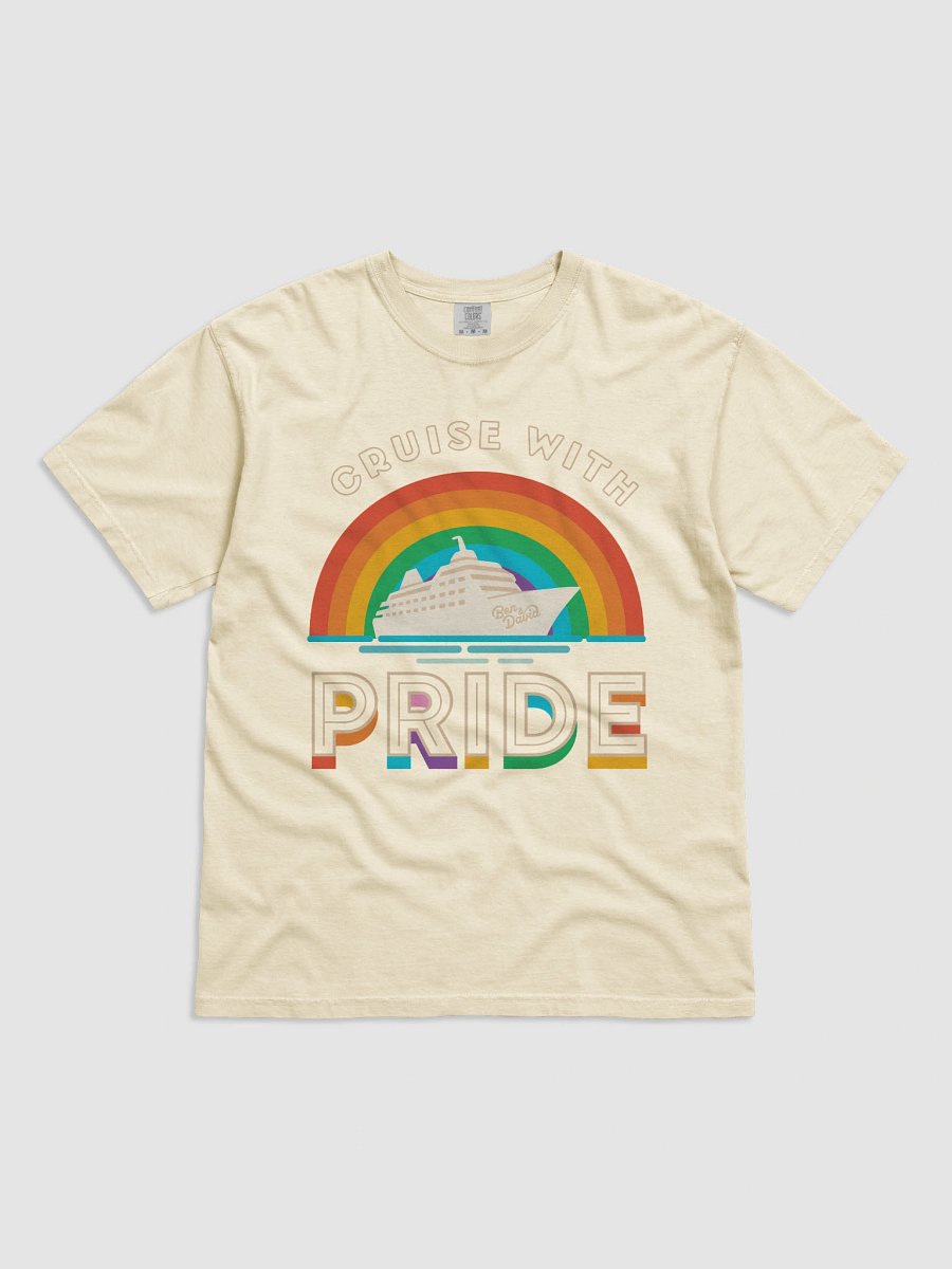 Men's Cruise with Ben and David Rainbow Pride T-Shirt - Natural product image (3)