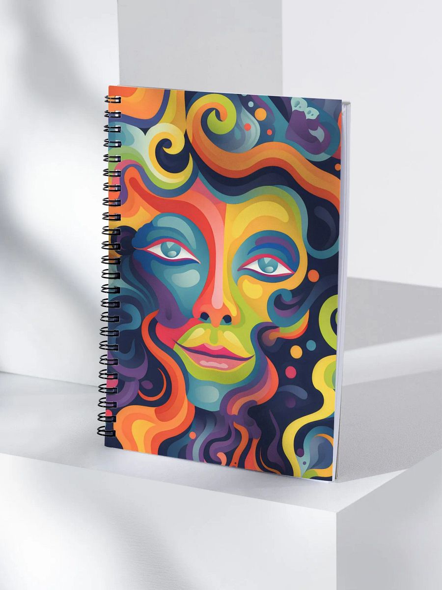 Expressionist Visage Spiral Notebook product image (4)