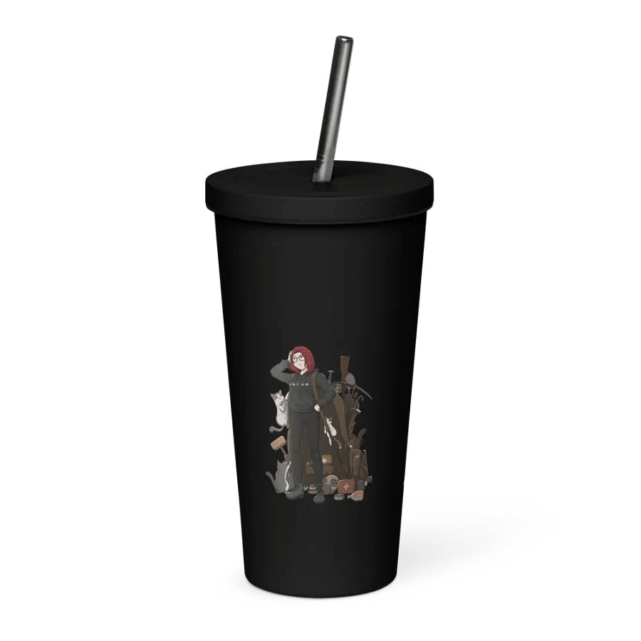 Loot Joblin Insulated Tumbler with a Straw product image (48)