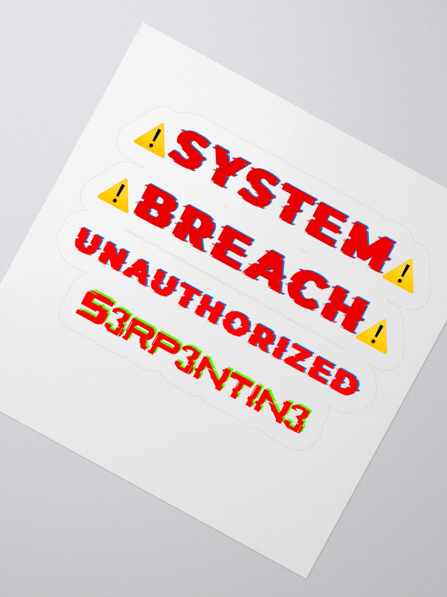 System Breach Sticker product image (5)
