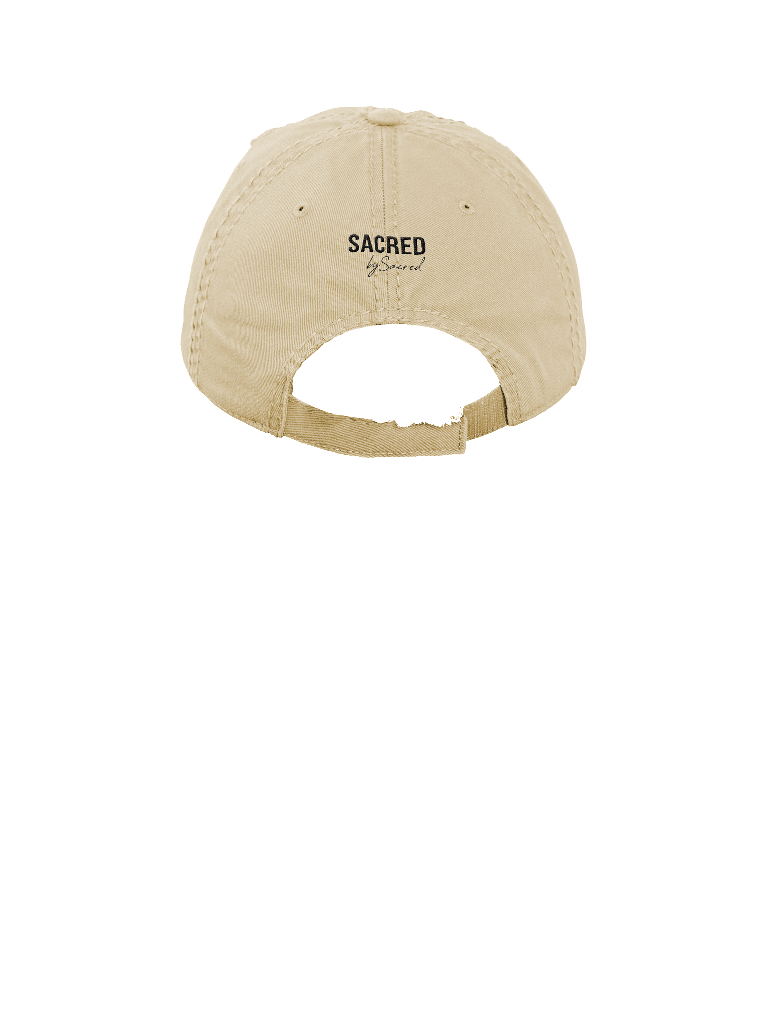 God Is Sacred - Distressed Dad Hat (Light) product image (6)