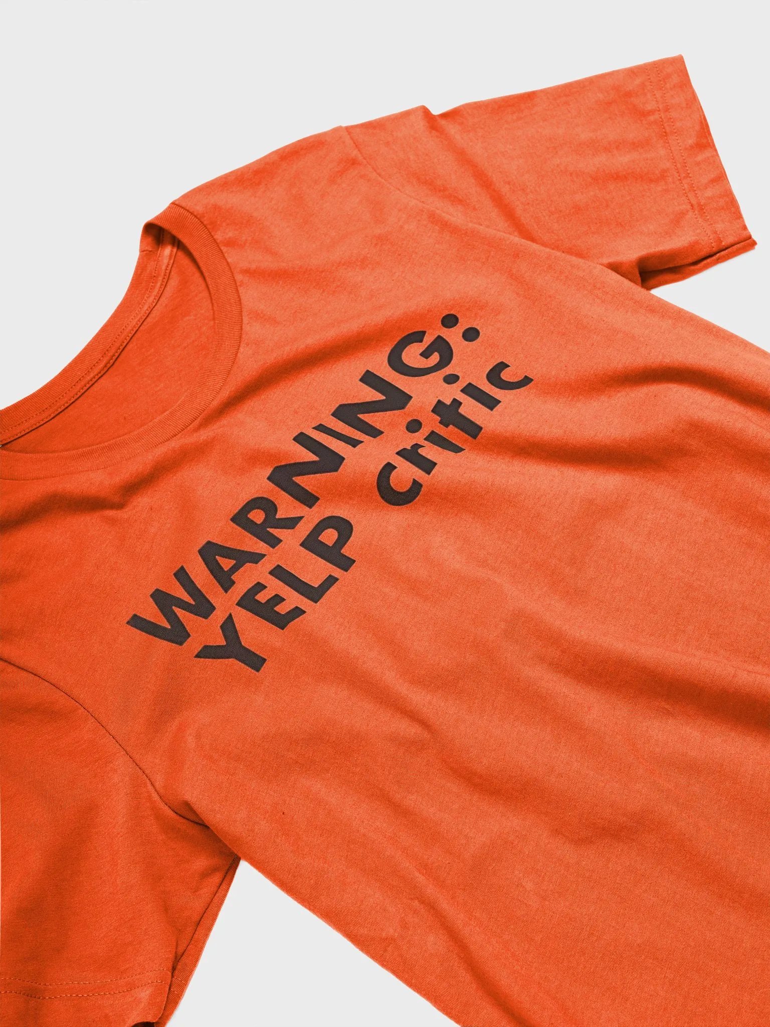 Warning Yelp Critic Shirt product image (8)