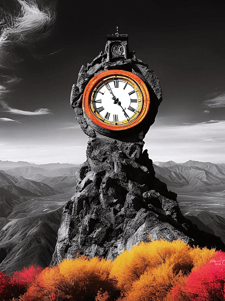 Time Confusion-1 | Canvas Artistic Wall Painting product image (1)