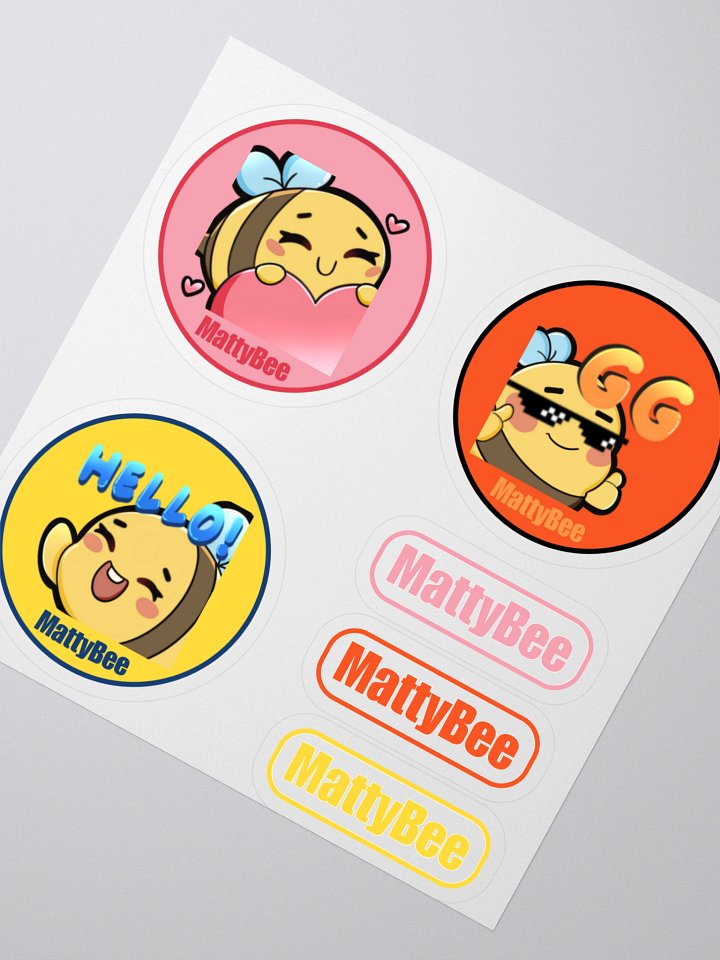 Emote Sticker Sheet #1 product image (2)