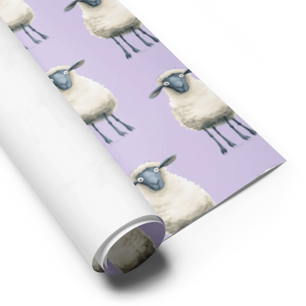 Quirky Sheep Wrapping paper product image (6)