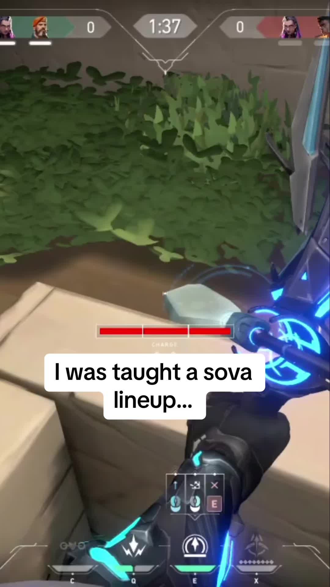 Menace Sova coming right up 🤭 #valorantgaming #womenofvalorant #valorantgameplay #valoranttiktok #funnyvalorantclips #sovavalorant #sovalineup 